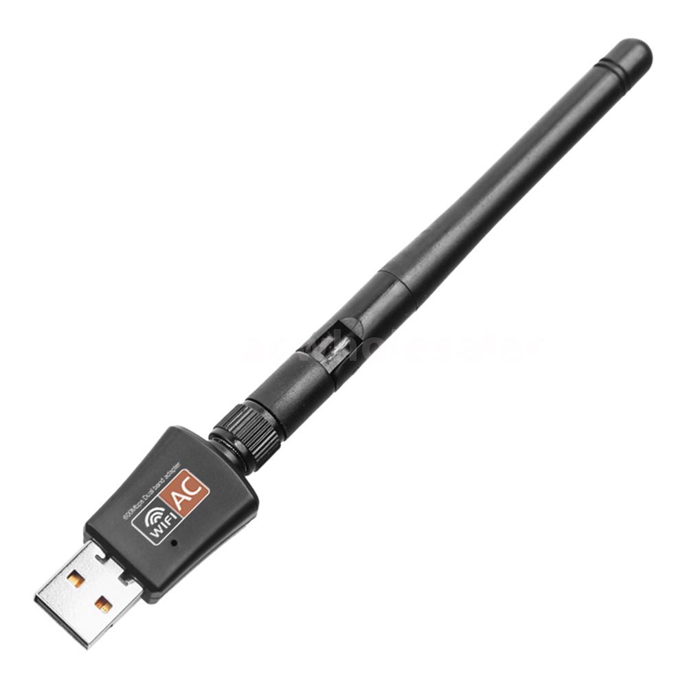 600M Dual Band Wireless USB WiFi Adapter Network Adapter 802.11ac 2.4