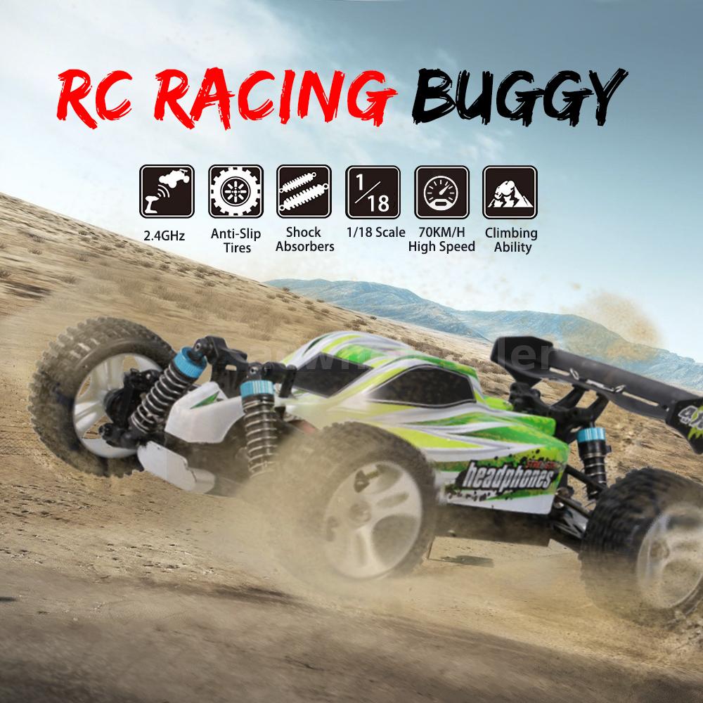 USA Dealer WLtoys A959-B 2.4G 1//18 4WD 70KM//h Electric RTR Off-road RC Car Gift